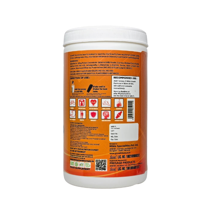 Mikis Growth Formula Choco 400g – Protein Powder for Teenagers in India