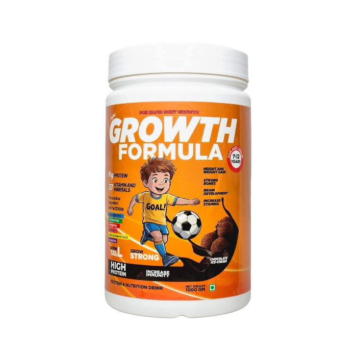 Mikis Growth Formula For Growing Kids (8-12 Yrs) | Chocolate Ice-cream Flavor 1000g