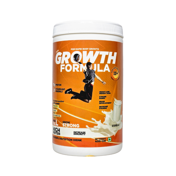 Mikis Growth Formula Vanilla 400g – Protein Powder for Teenagers in India