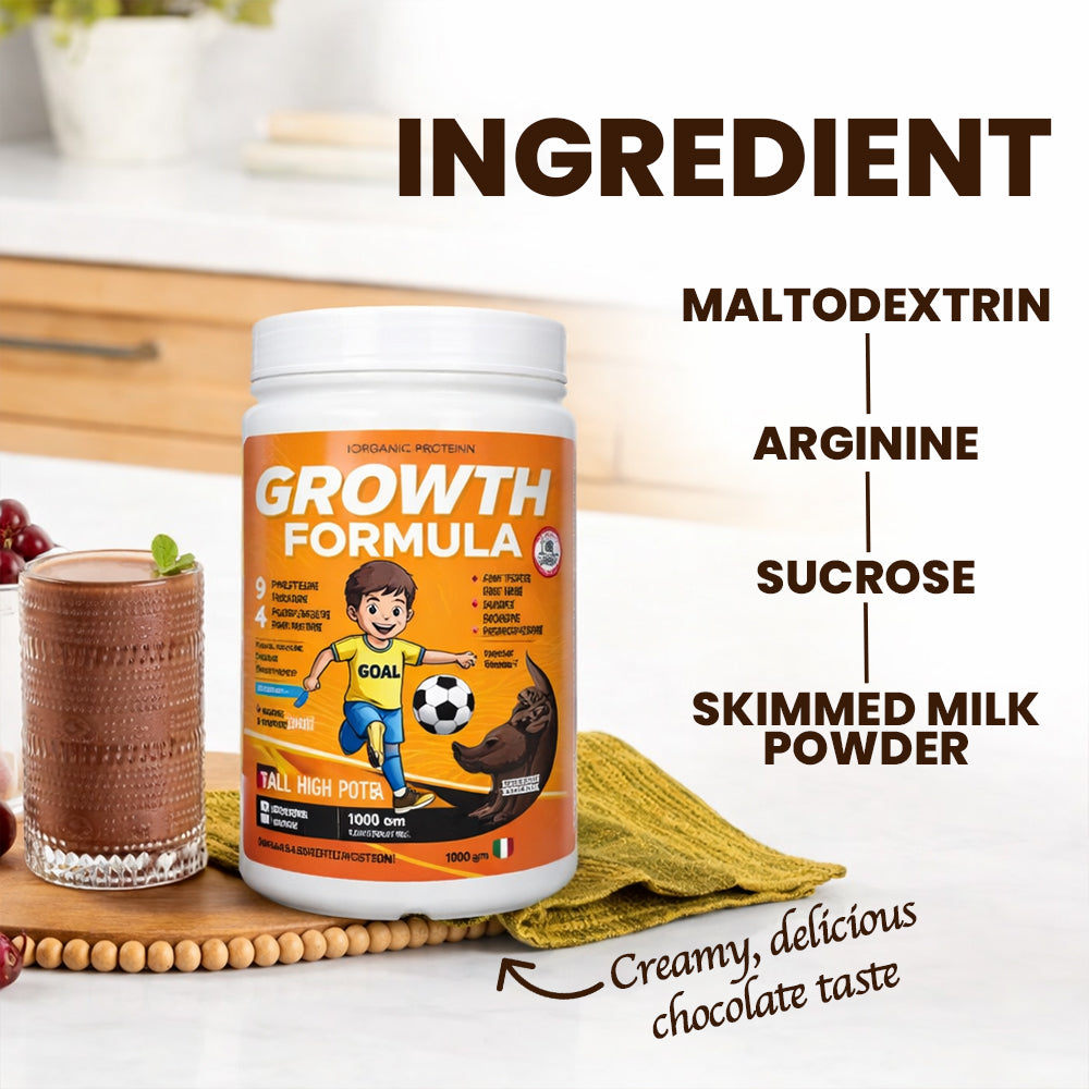 Mikis Growth Formula For Growing Kids (7-12 Yrs) | Chocolate Ice-cream 400g