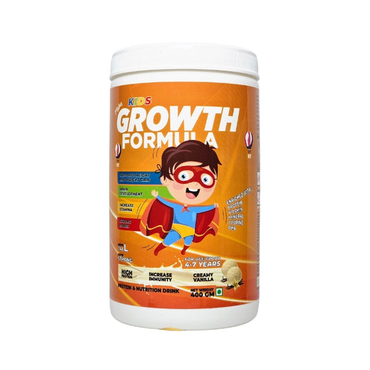 Mikis Kids Growth Formula For Growing Kids 400g (4-7 Yrs) | Vanilla Flavor 450g