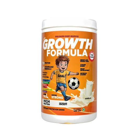 Mikis Growth Formula For Growing Kids (8-12 Yrs) | Vanilla Flavor 400g