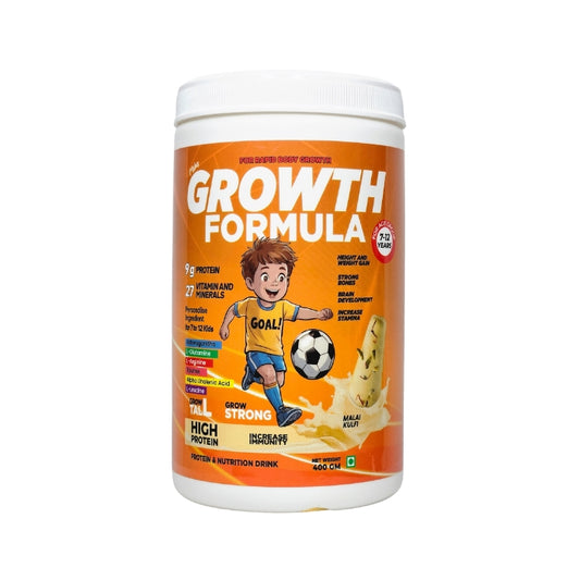 Mikis Growth Formula For Growing Kids (8-12 Yrs) | Malai Kulfi Flavor 400g