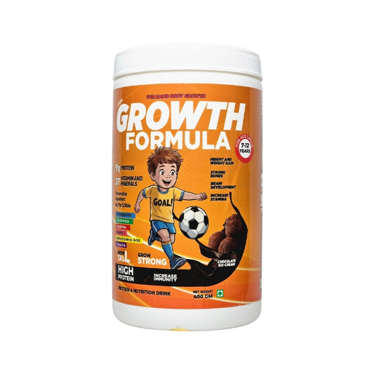 Mikis Growth Formula For Growing Kids (8-12 Yrs) | Chocolate Ice-cream 400g