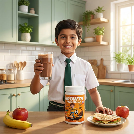 Mikis Growth Formula For Growing Kids (7-12 Yrs) | Chocolate Ice-cream Flavor 1000g