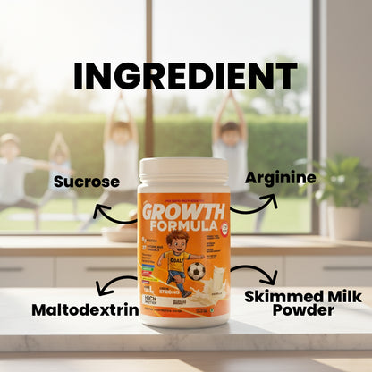 Mikis Kids Growth Formula For Growing Kids (4-7 Yrs) | Vanilla Flavor 1000g